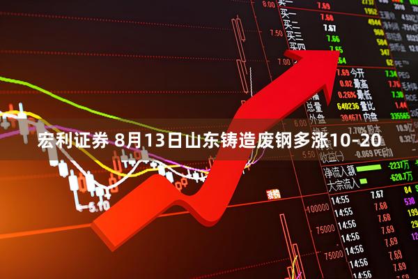宏利证券 8月13日山东铸造废钢多涨10-20