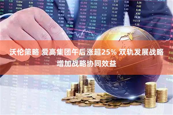 沃伦策略 爱高集团午后涨超25% 双轨发展战略增加战略协同效益