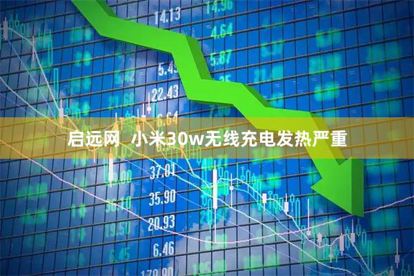 启远网  小米30w无线充电发热严重