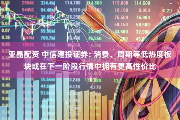 亚晶配资 中信建投证券: 消费、周期等低热度板块或在下一阶段行情中拥有更高性价比